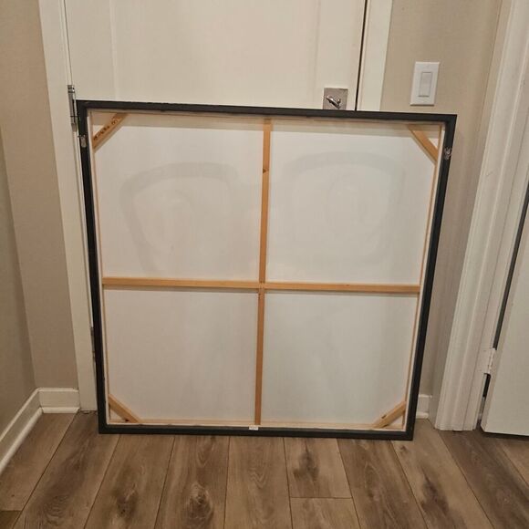 Colorful Frog with Glasses Canvas Painting - Picture 3 of 3